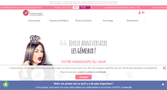 Desktop Screenshot of horoscope.fr